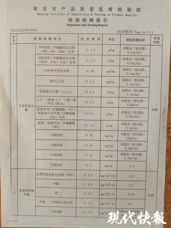 幼儿园装修后家长担心甲醛污染 2次检测结果却不同